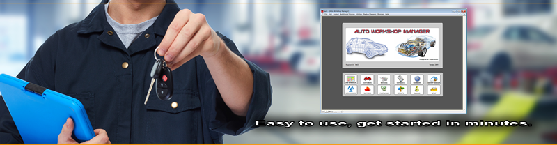 Easy to learn garage management software.